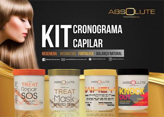 CRONOGRAMA CAPILAR (ALL THE STRENGTH AND HEALTH IN 4 STEPS)