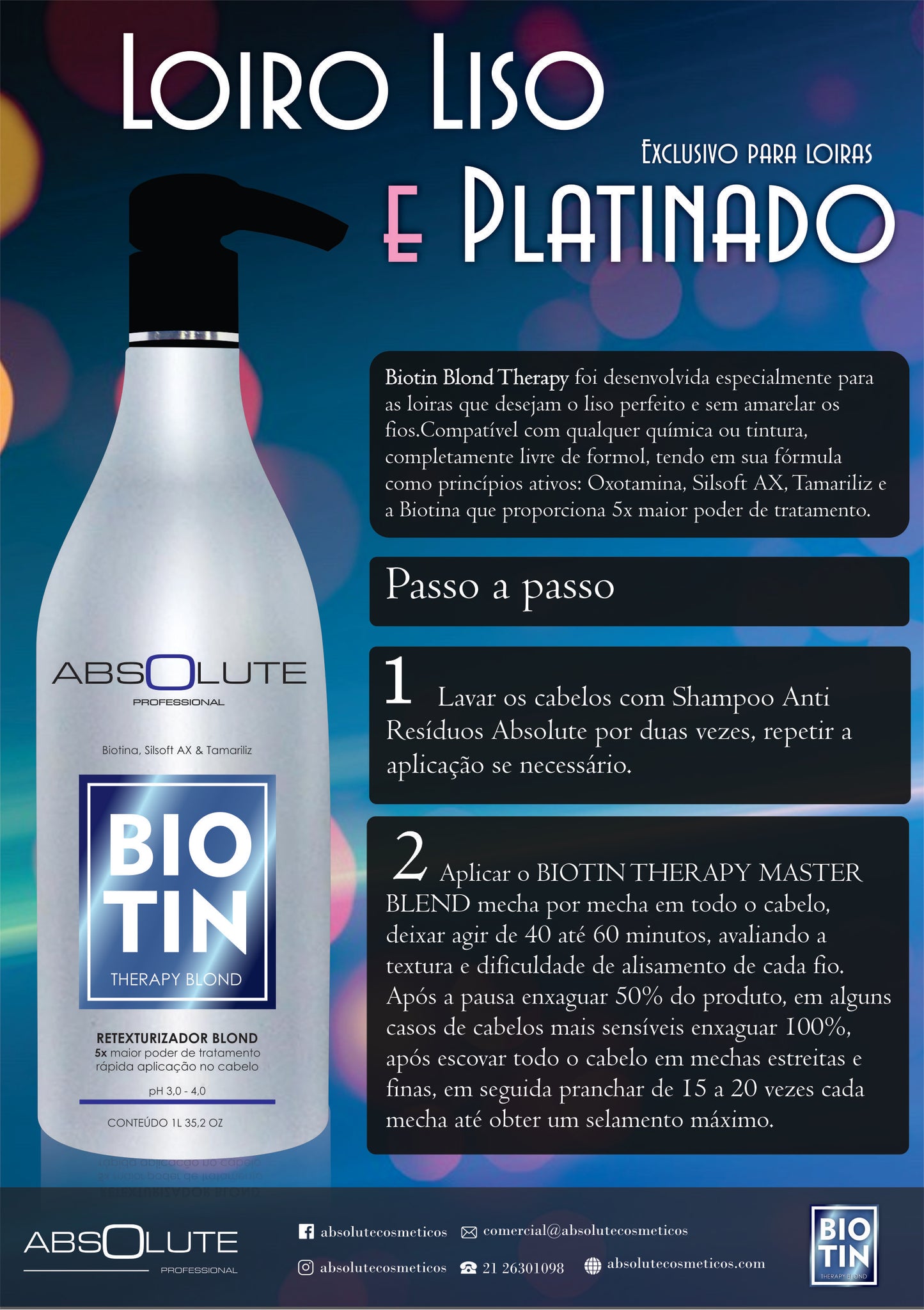 TERAPIA DE RUBIAS CON BIOTINA (ALISADO PROFESIONAL)