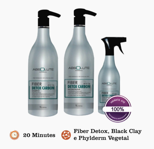 Fiber Detox Carbon (Kit Profissional)