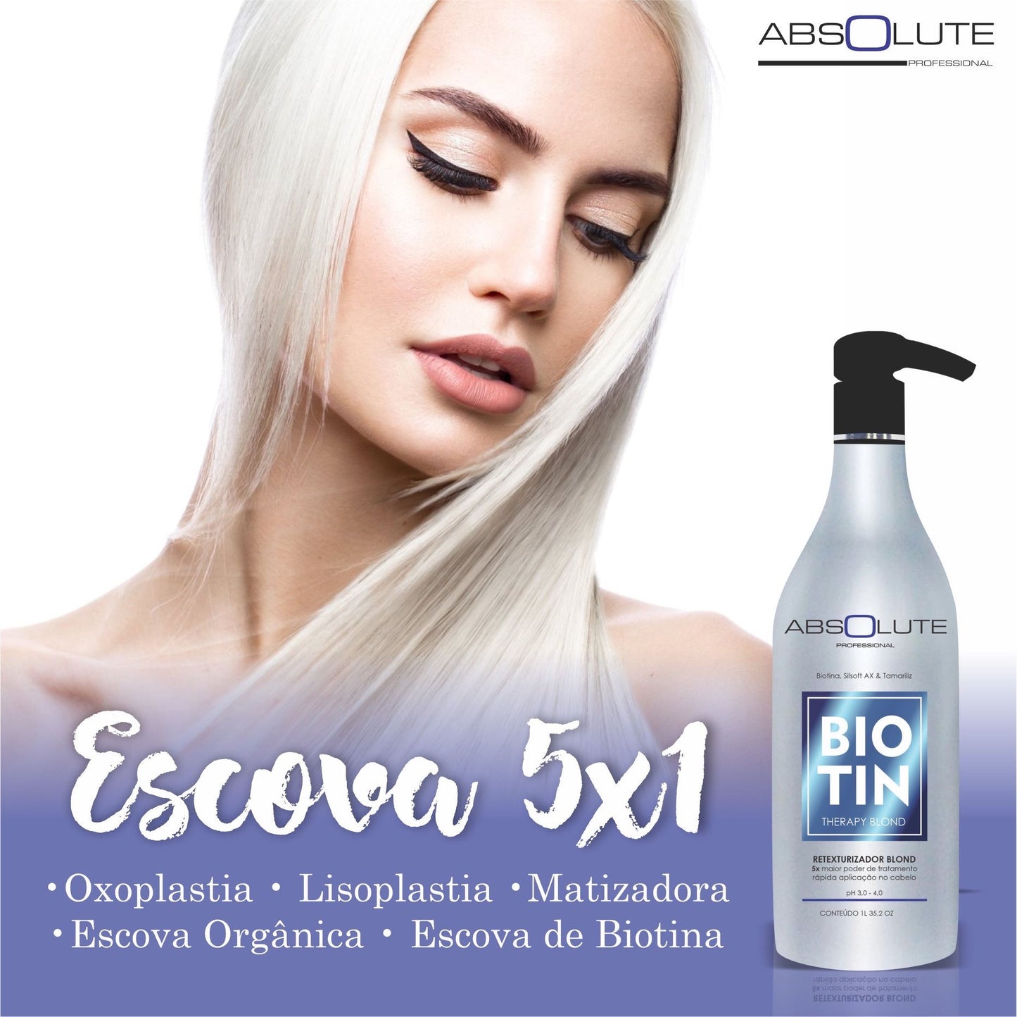 TERAPIA DE RUBIAS CON BIOTINA (ALISADO PROFESIONAL)