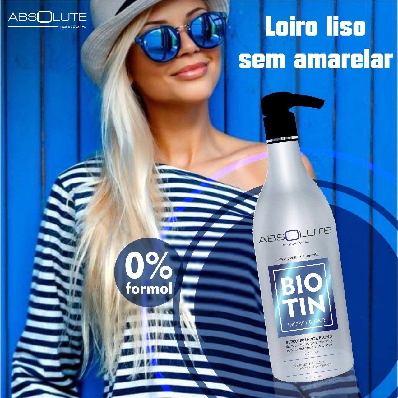 TERAPIA DE RUBIAS CON BIOTINA (ALISADO PROFESIONAL)